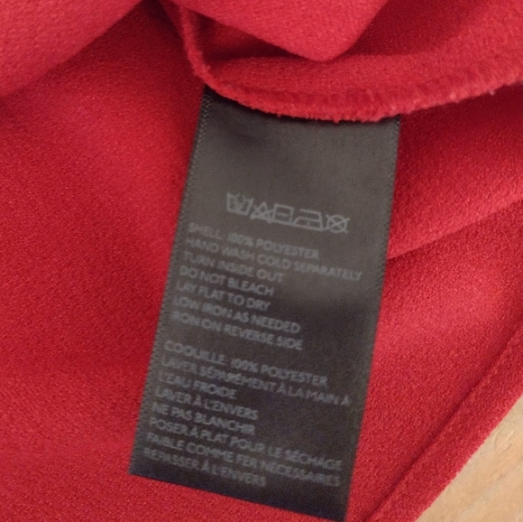 Urban Outfitters Red Mock Neck Bell Sleeve Blouse Size XS - Picture 6 of 14